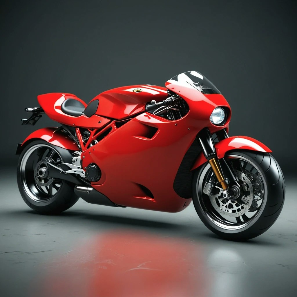 ai rendering of a bike 3