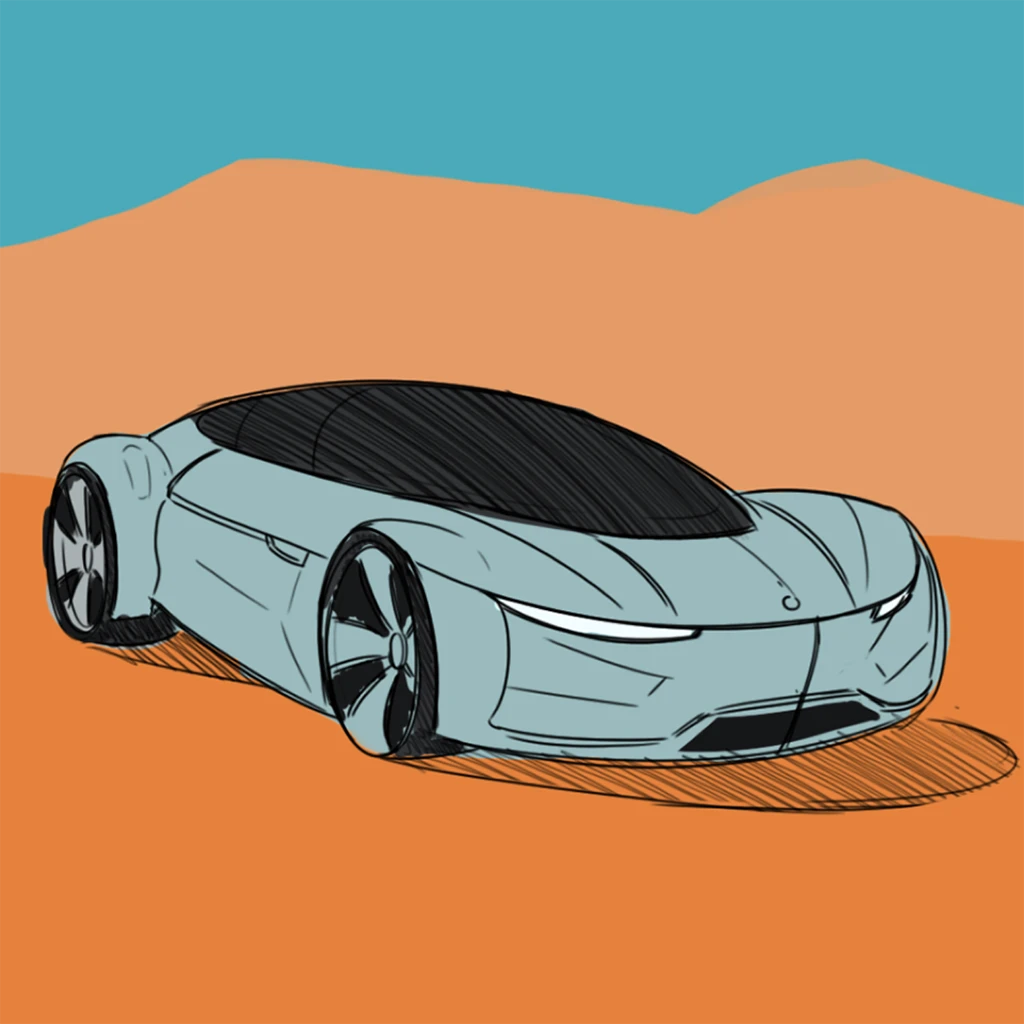 ai rendering of a car 1