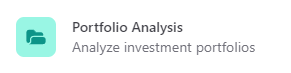 Portfolio Analysis step in the pipeline editor