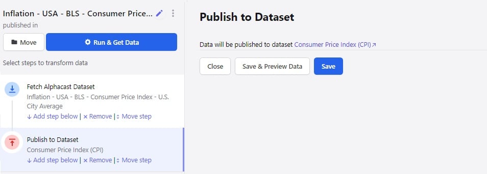 Link to the newly published dataset