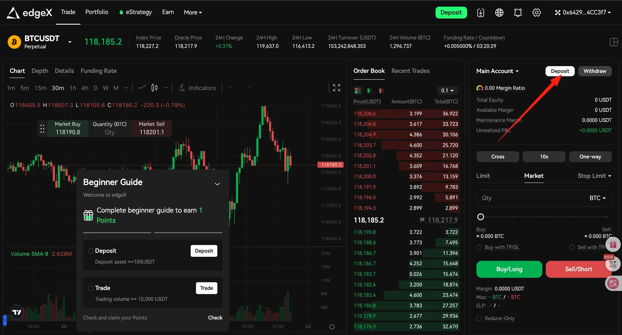 EdgeX 存款资产