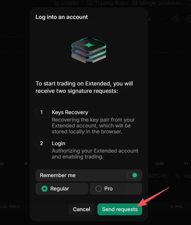 Extended 发送请求