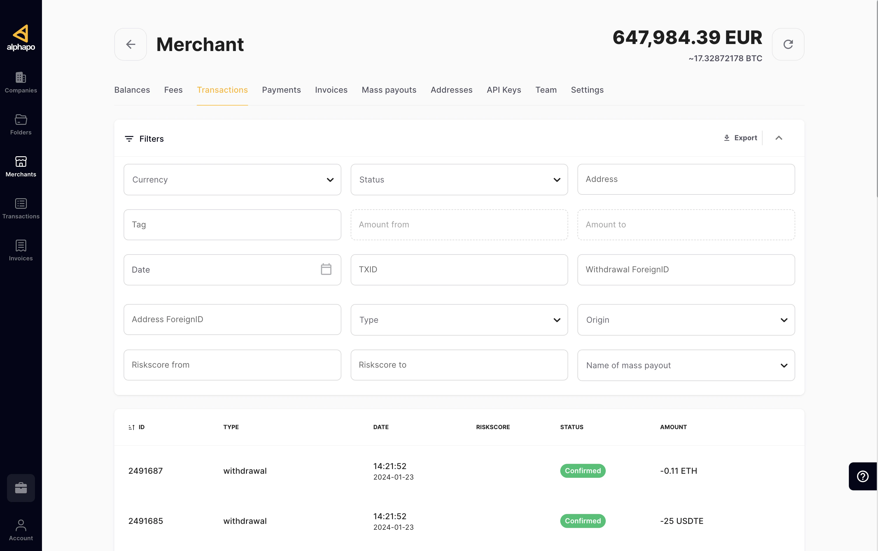 Transaction Addres Tracking1
