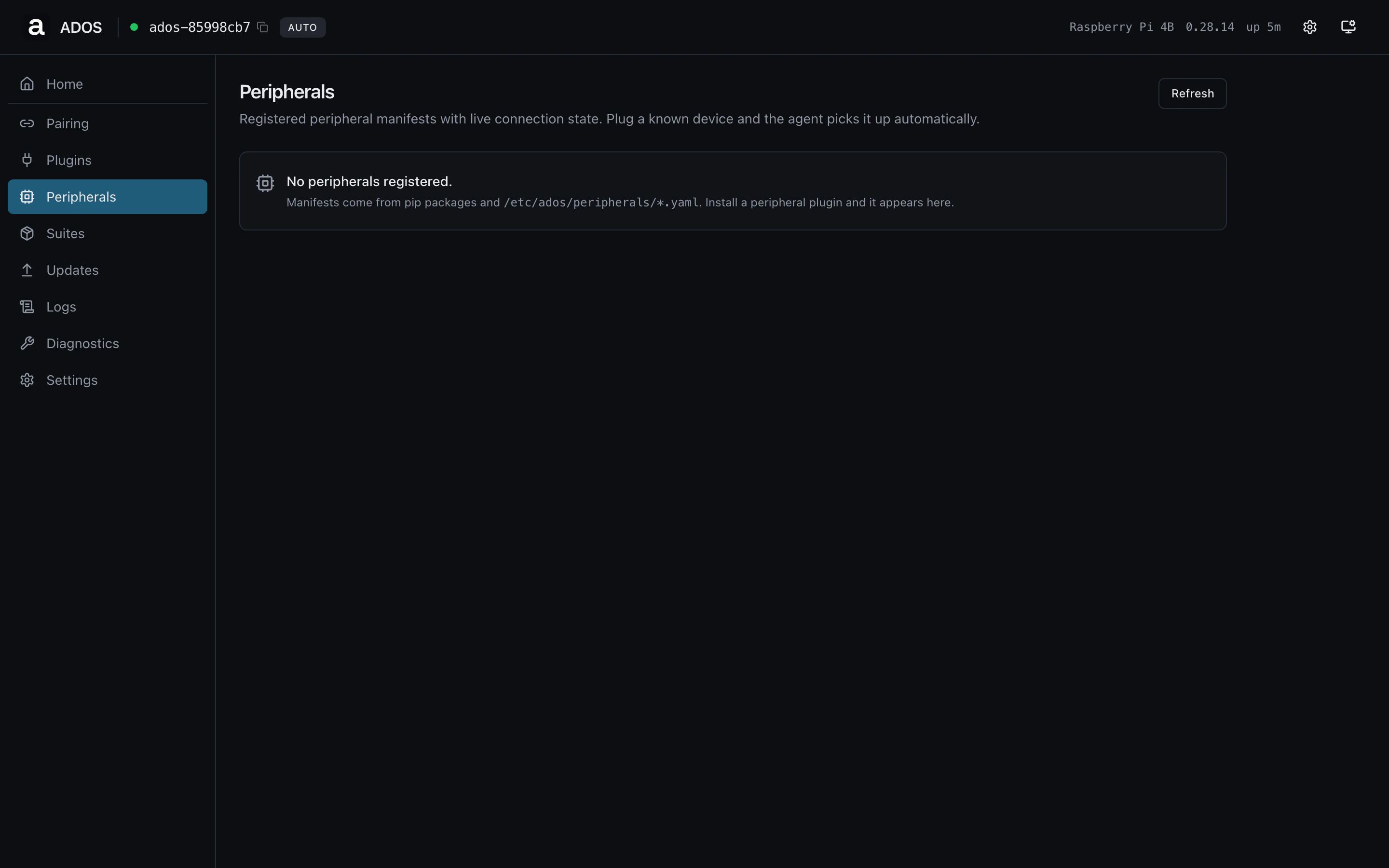 Peripherals page