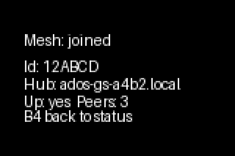 Mesh joined status