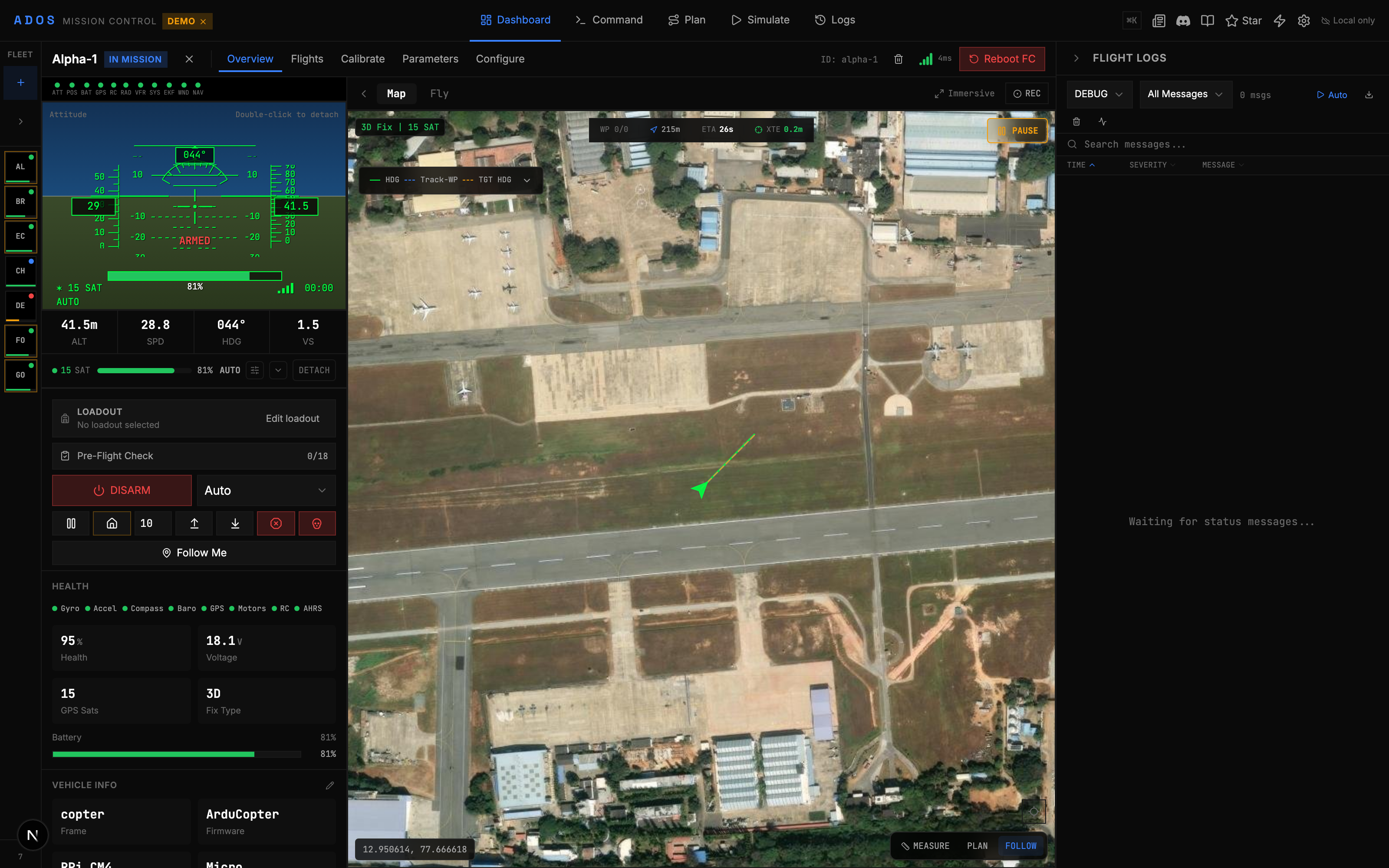 Telemetry - ADOS Documentation