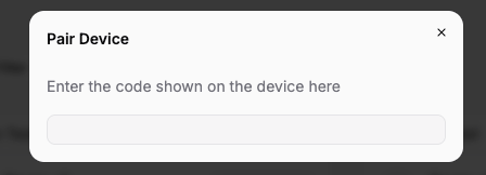 Pair Device
