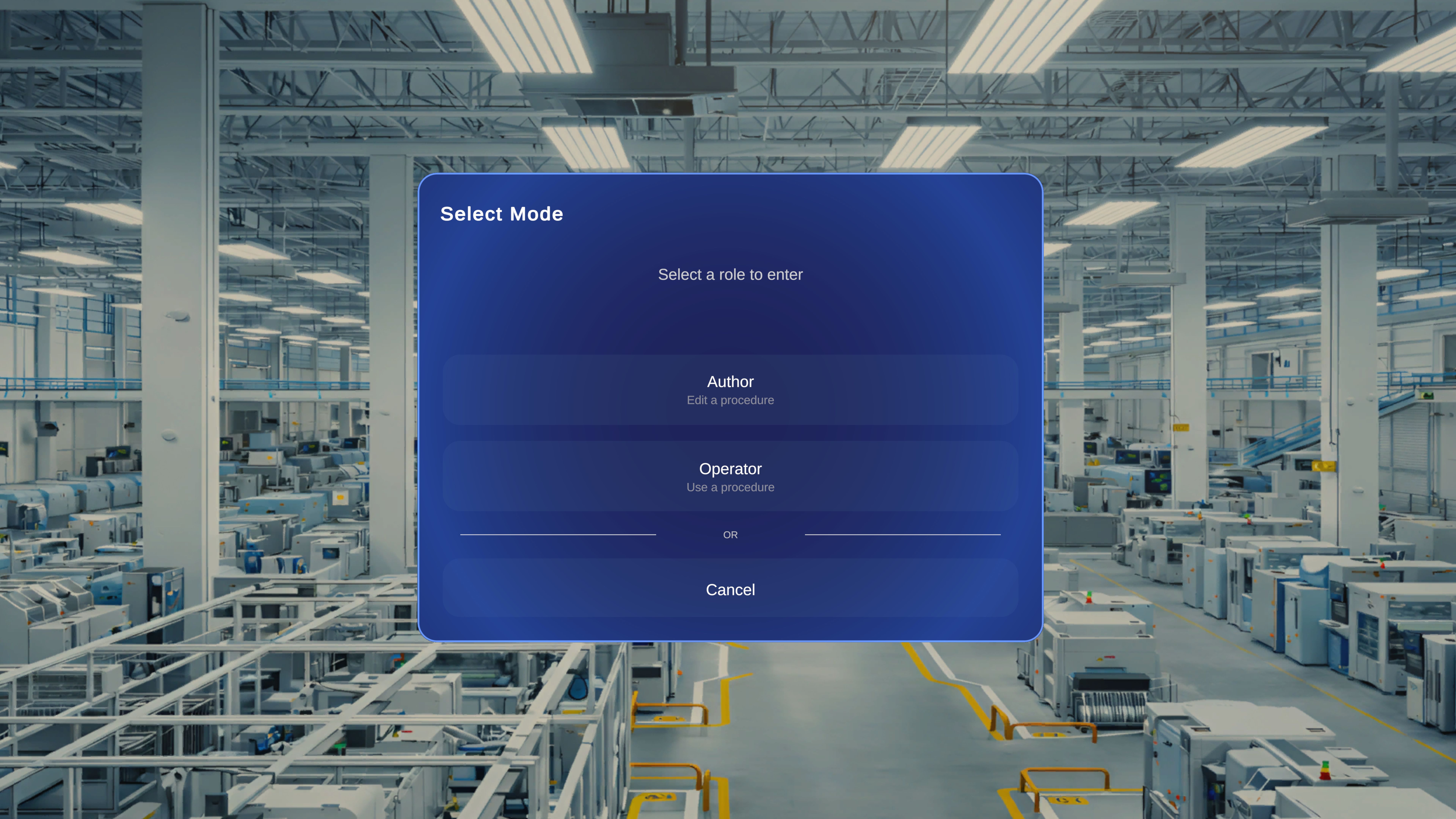 User Role Mode
