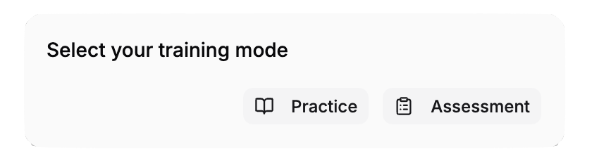 Assessment Mode Selection