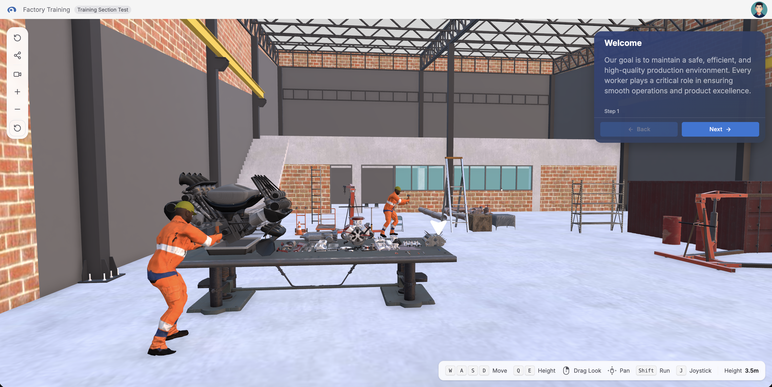 Training Interface