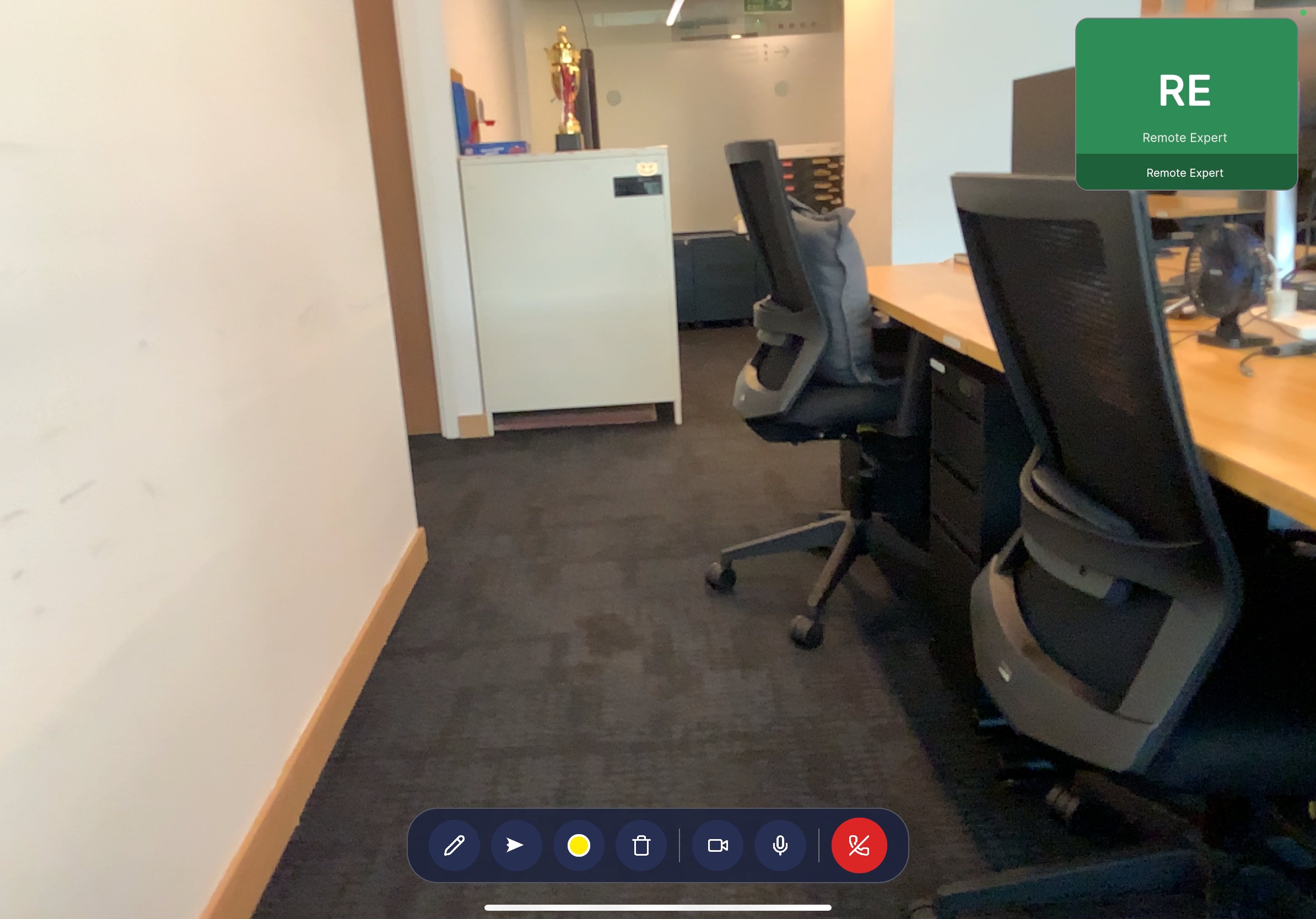 Altoura Frontline iPad Remote Expert Live Call