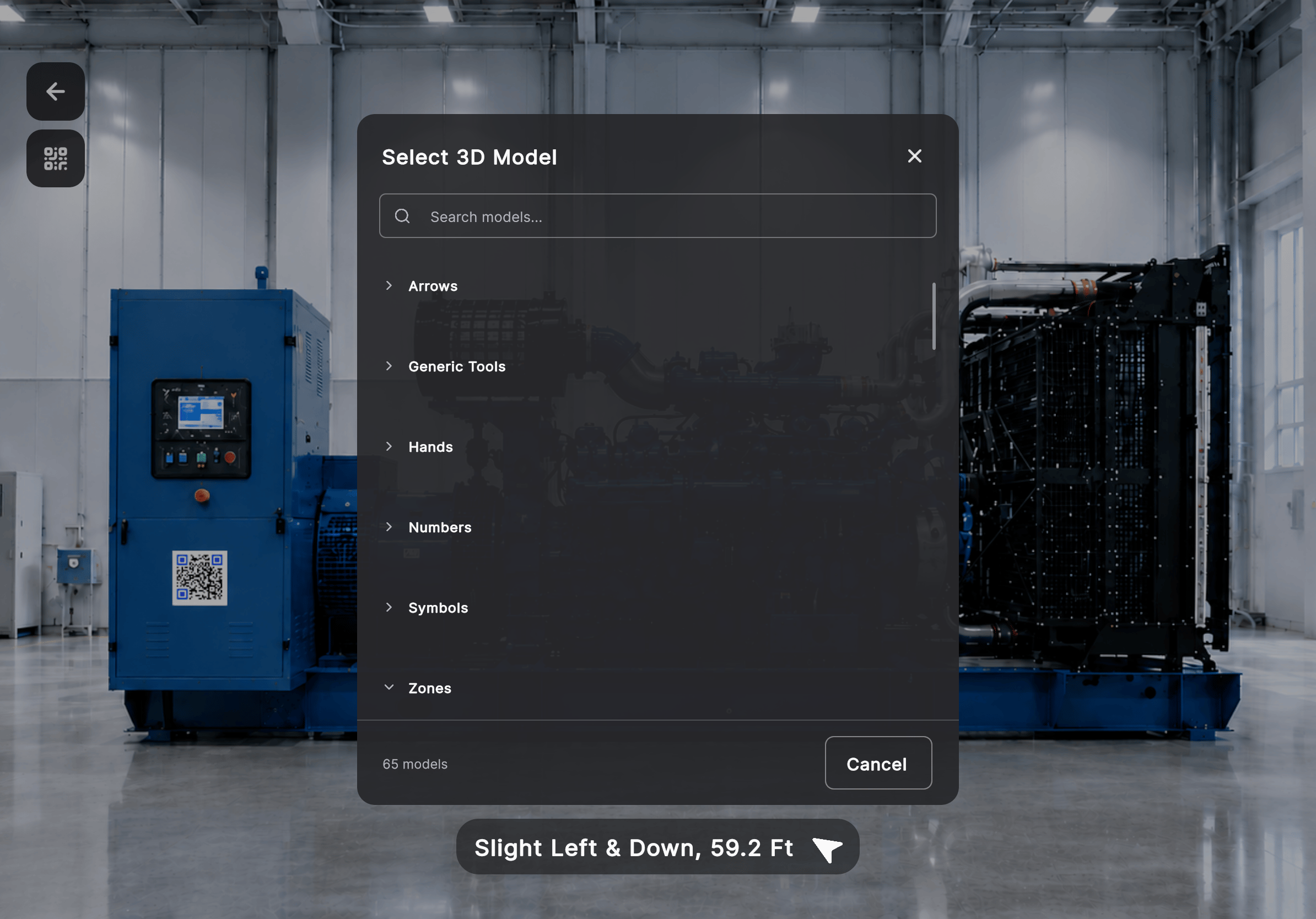 3D Model Library with browse and search