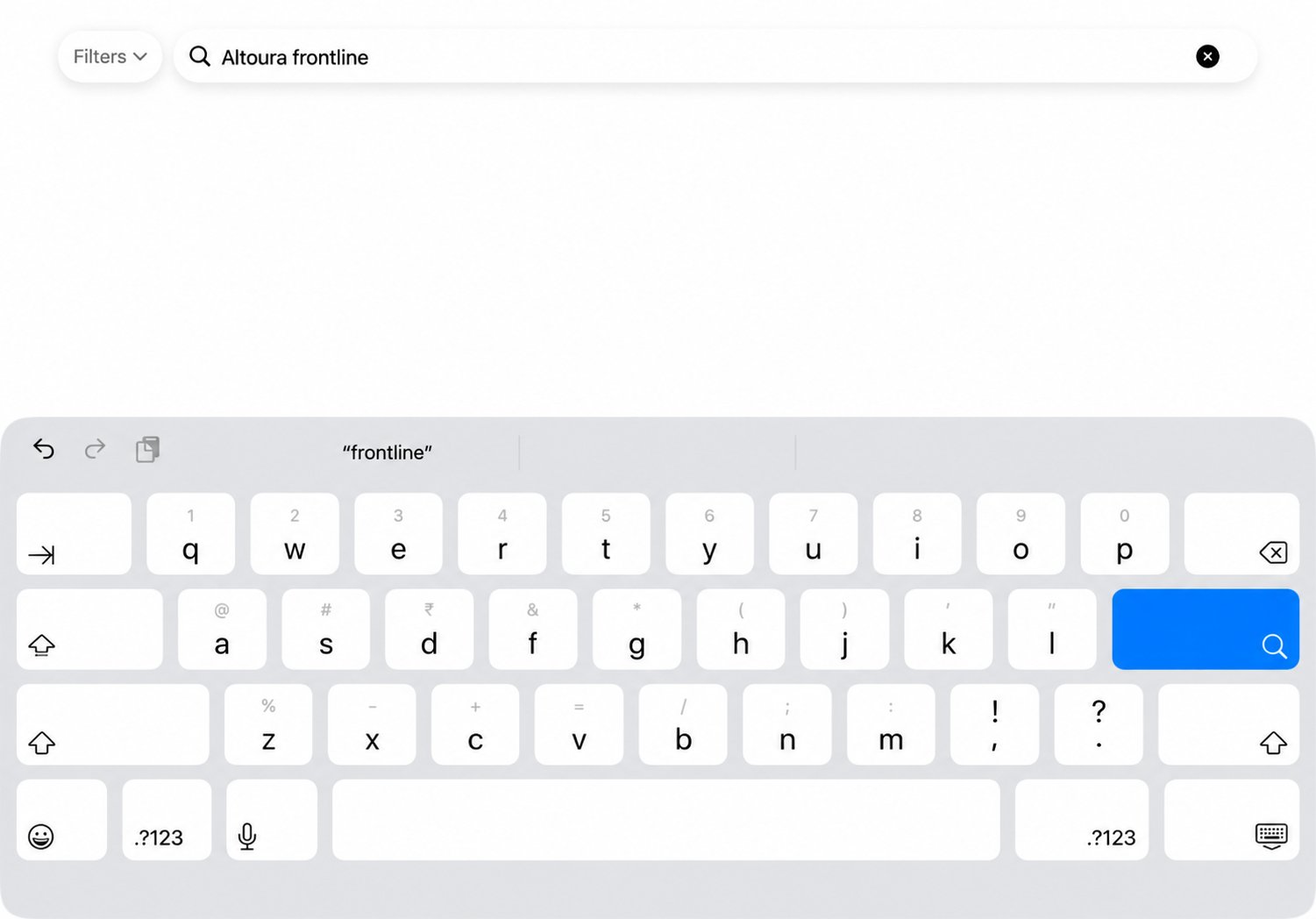Search results for Altoura Frontline in the App Store