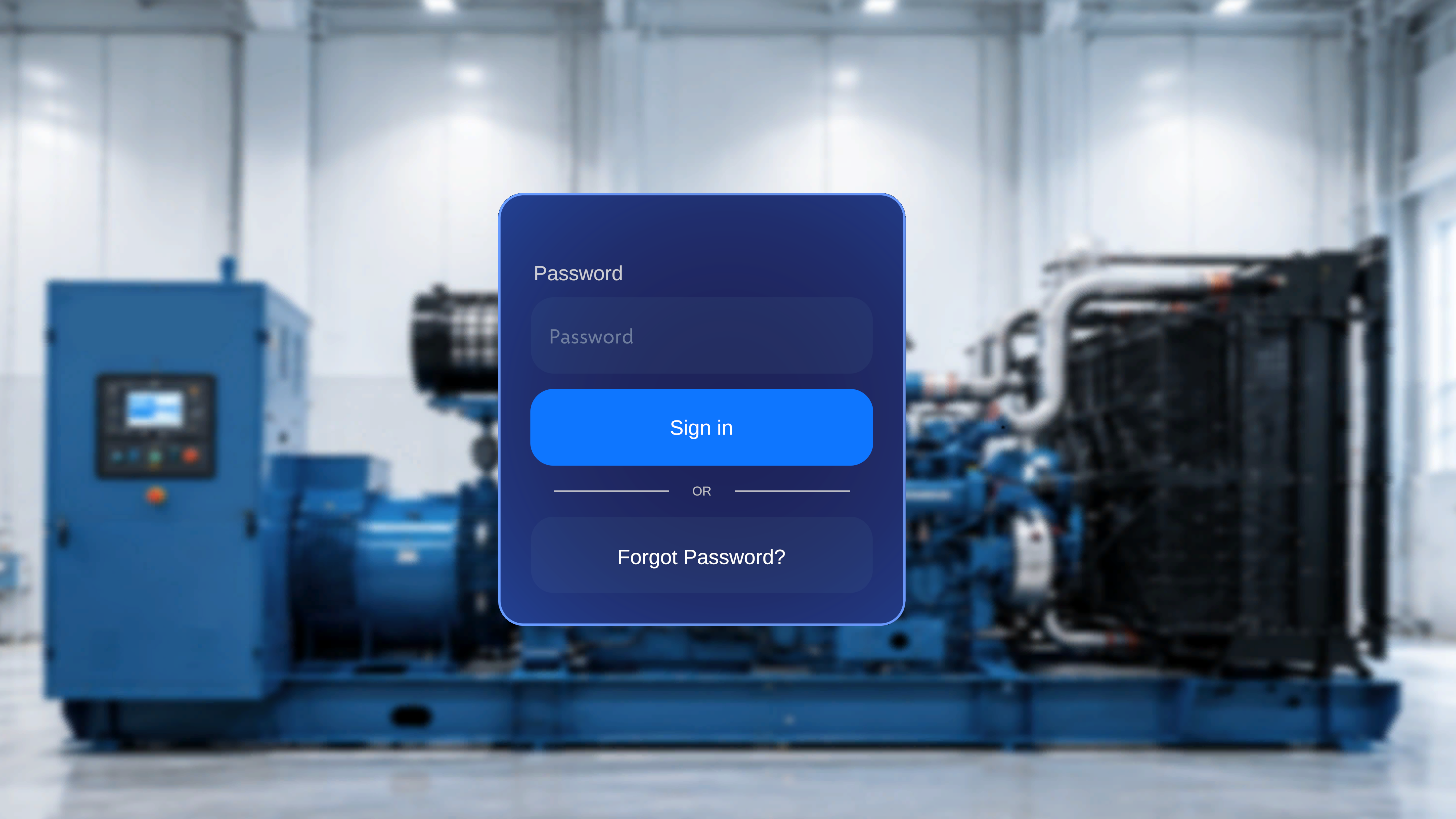 Altoura Frontline password entry screen with Password field, Sign in button, and Forgot Password option