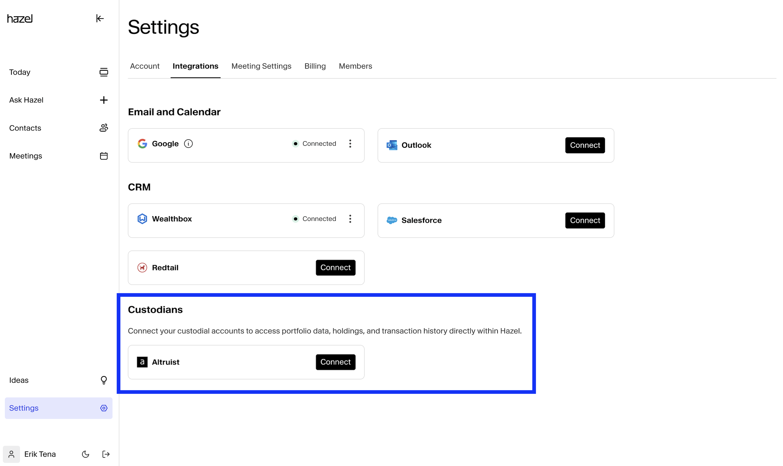 Altruist - Hazel Documentation