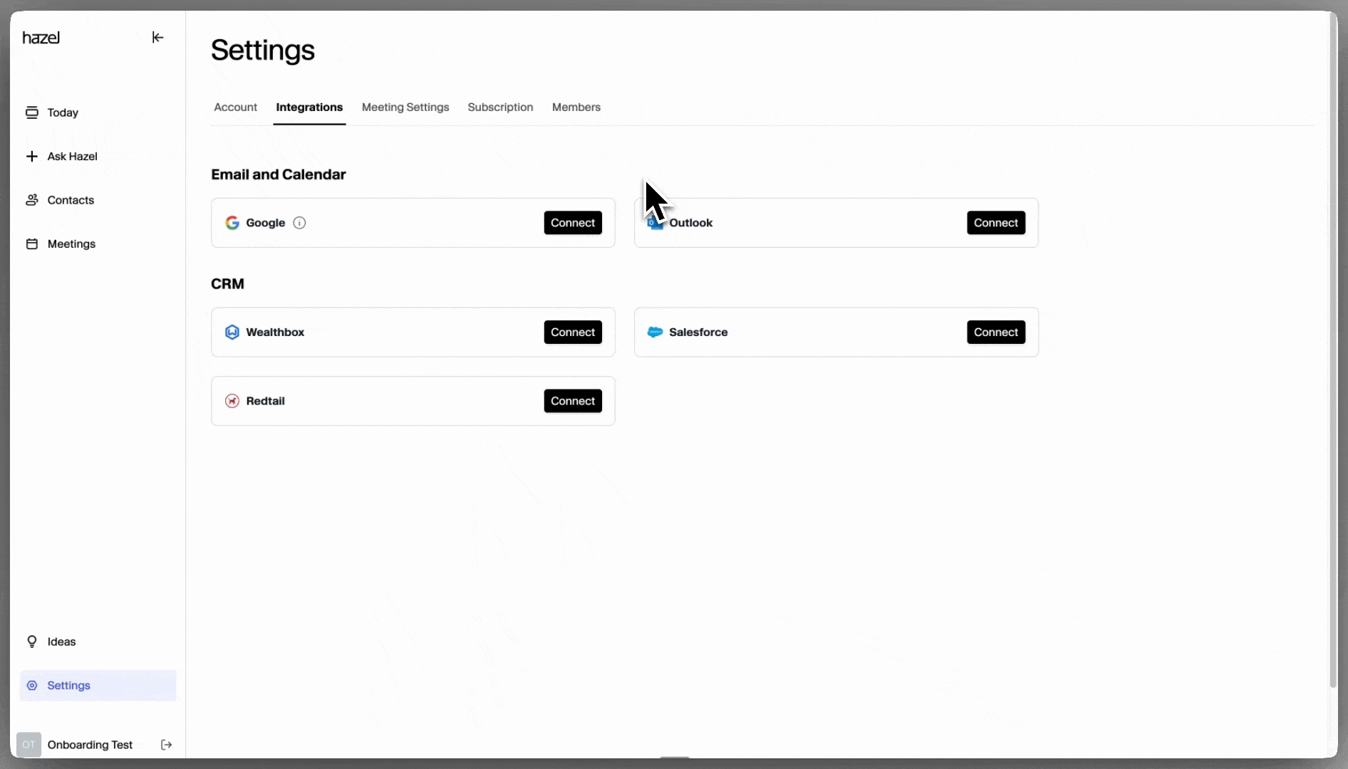 Managingintegrations