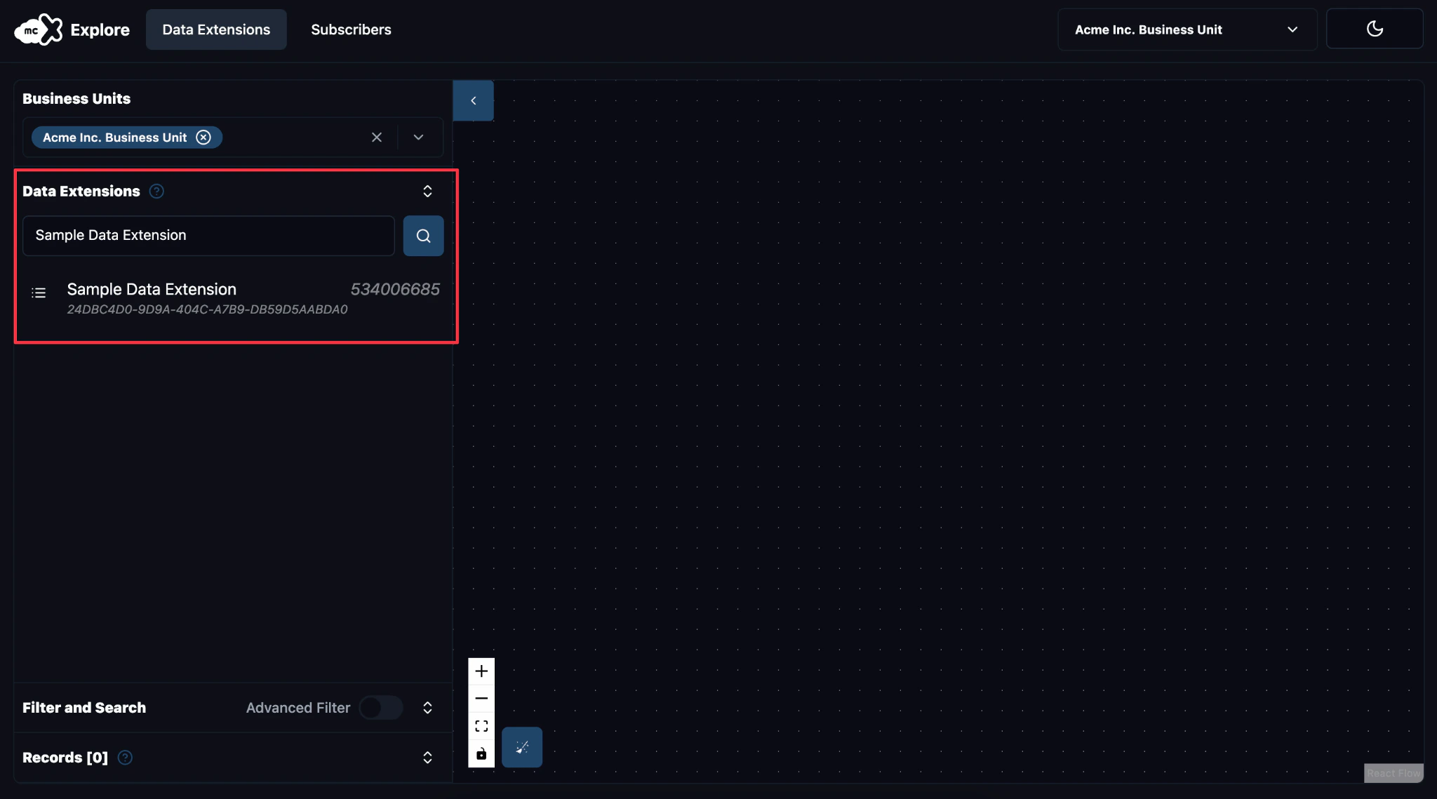 Locate the Data Extension