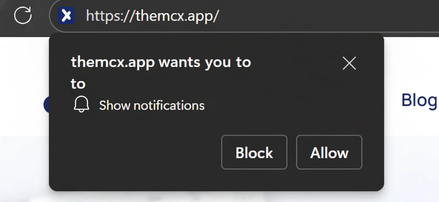 Subscriber user to notifications