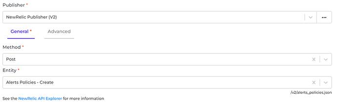 NewRelic connector screenshot 4