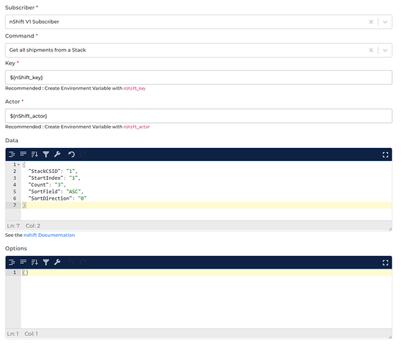 nShift connector screenshot 1