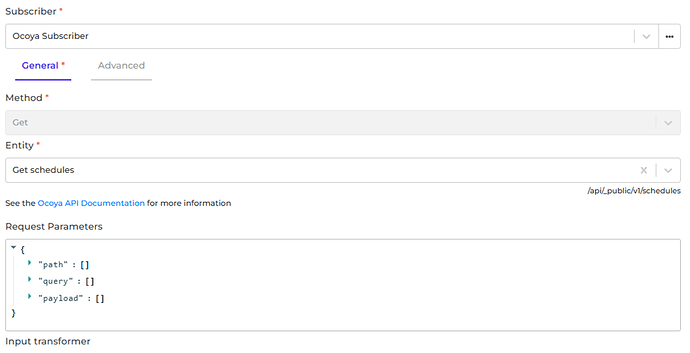 Ocoya connector screenshot 1