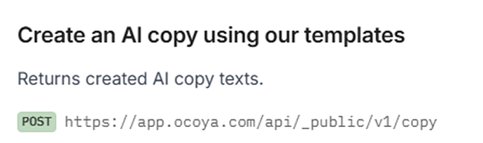 Ocoya connector screenshot 5