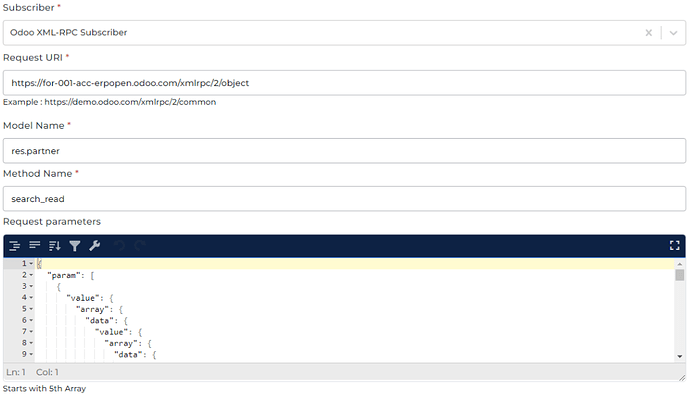 Odoo XML-RPC connector screenshot 6