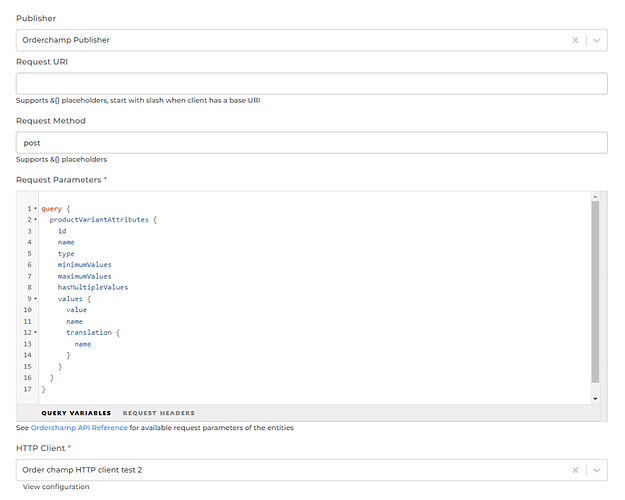 Orderchamp connector screenshot 3