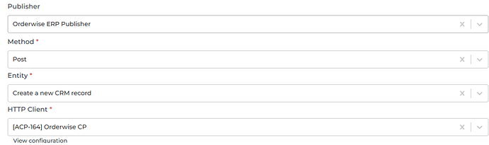 Orderwise connector screenshot 3