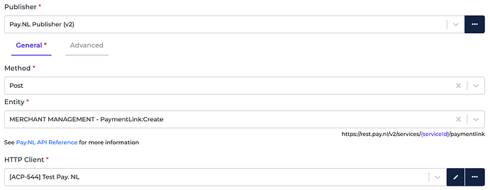 Pay.nl connector screenshot 4