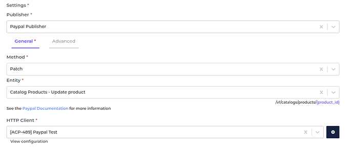 PayPal connector screenshot 3