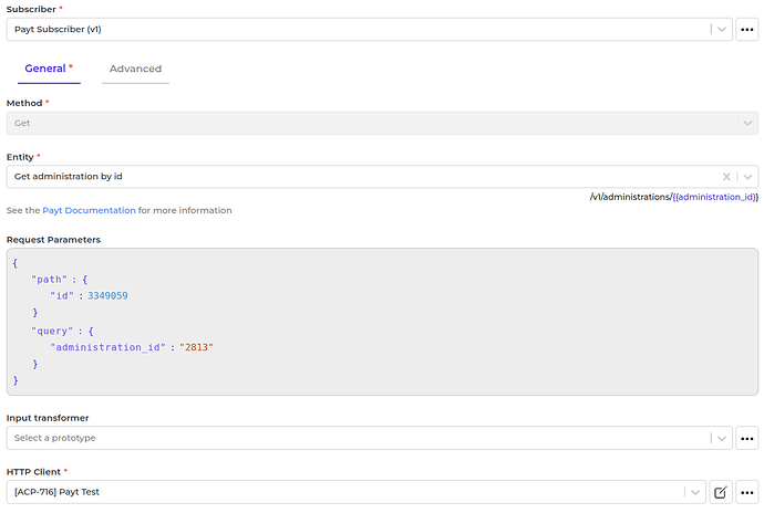Payt connector screenshot 1