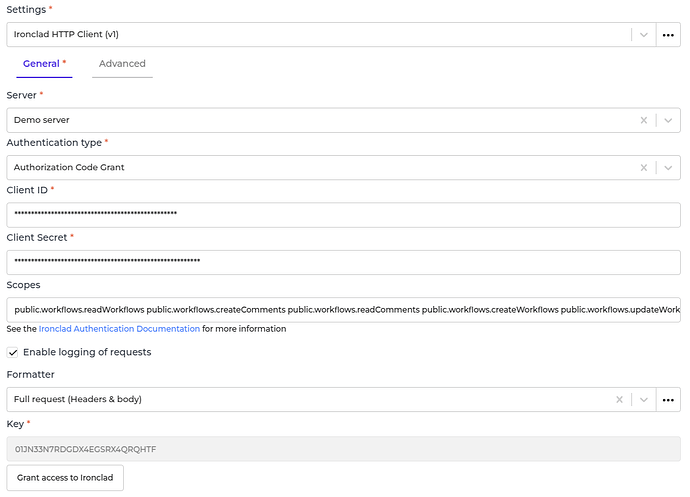 Ironclad connector screenshot 1