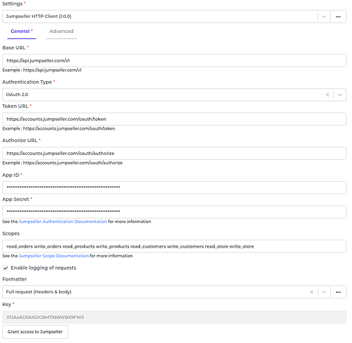 Jumpseller connector screenshot 1