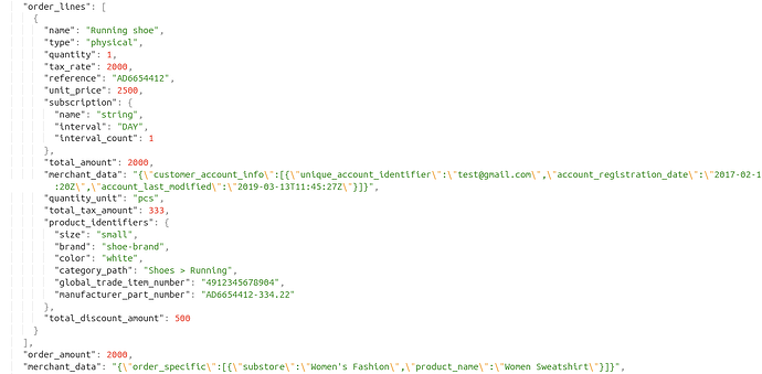 Klarna connector screenshot 7