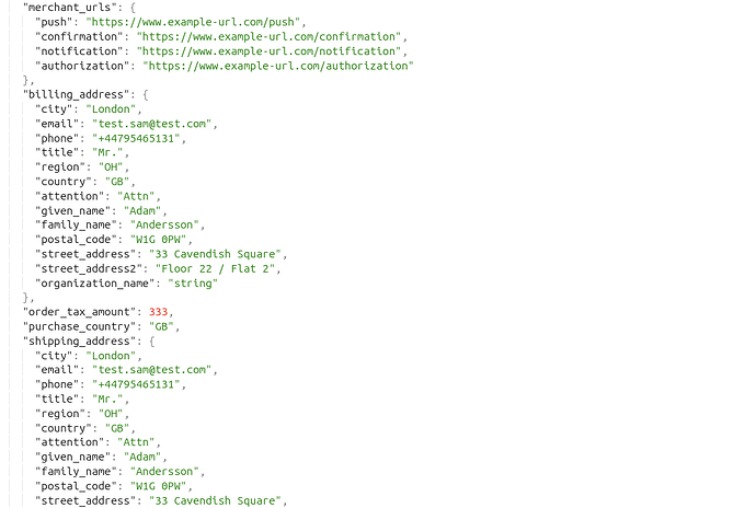 Klarna connector screenshot 8
