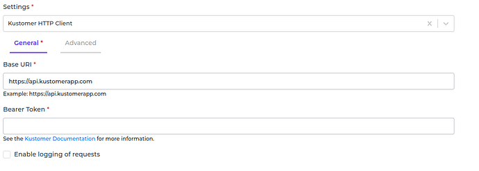 Kustomer connector screenshot 1