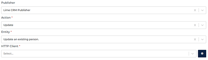 LimeCRM connector screenshot 6