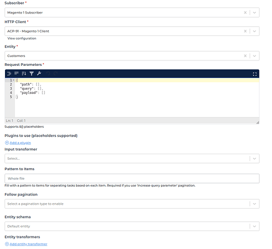 Magento 1 connector screenshot 2