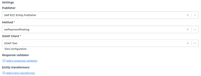 SAP ECC connector screenshot 2