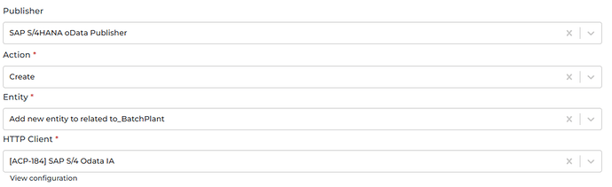 SAP S/4 HANA connector screenshot 4