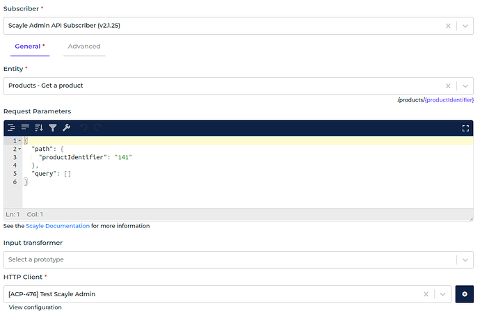 Scayle connector screenshot 2