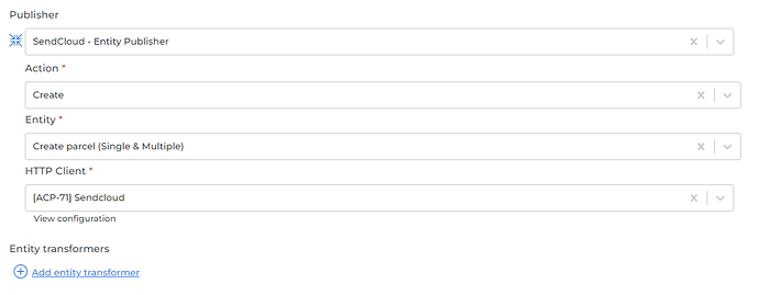 Sendcloud connector screenshot 3
