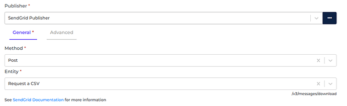 SendGrid connector screenshot 4