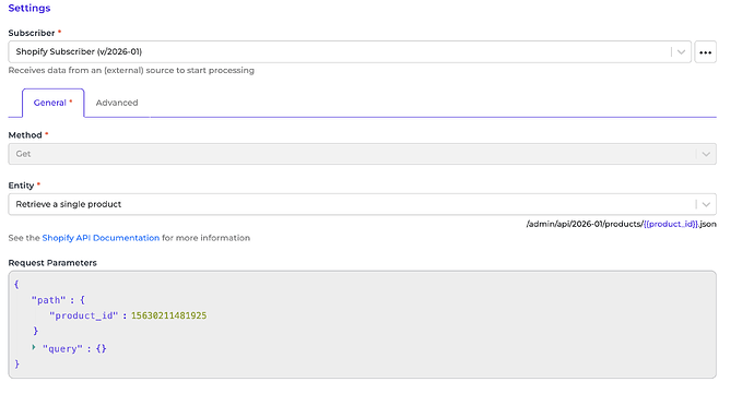 Shopify connector screenshot 2