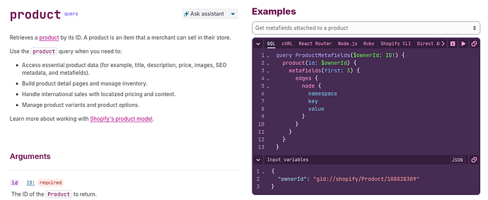 Shopify GraphQL connector screenshot 2