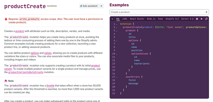 Shopify GraphQL connector screenshot 4