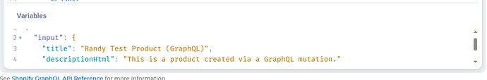Shopify GraphQL connector screenshot 6