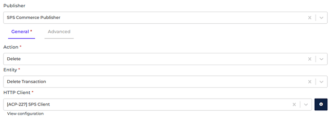 SPS Commerce connector screenshot 4