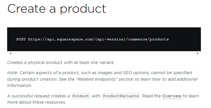 Squarespace connector screenshot 5